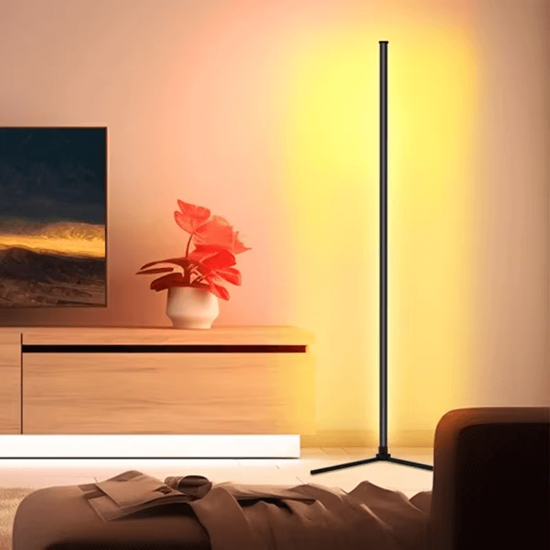 Luminária de Canto RGB Inteligente com 16 Cores e Aplicativo - Kroma Décor